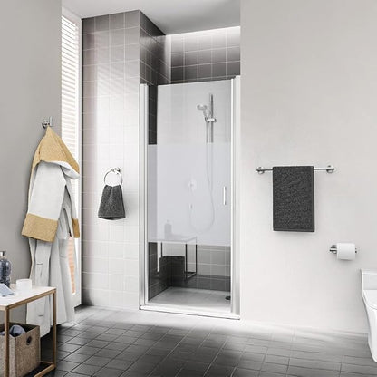 USHOWER 2-Pack Brushed Nickel Towel Bar, 24-Inch Towel Racks for Bathroom Wall-Mounted, SUS304 Stainless Steel Towel Rod (Total Length 26-Inch)