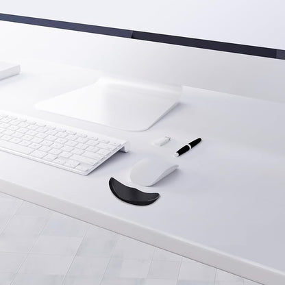 JIKIOU Left-Handed Truly Ergonomic Wrist Rest for Mouse 2 Pack, Carpal Tunnel Support, Pain Relief, Anti-Fatigue, Easy Glide, Office Computer Laptop Gaming