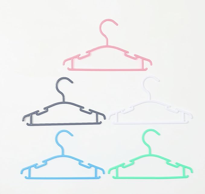120 Pack Baby Clothes Hangers,Kids Plastic Hangers for Closet,Toddler,Infant,Child,Newborn's Coat Hangers Ideal for Laundry and Nursery's Everyday Standard Use