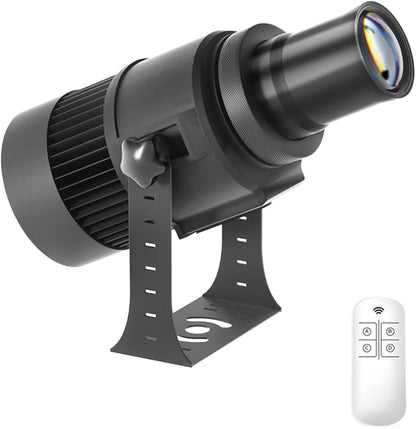 110W Custom GOBO P𝐫𝐨𝐣𝐞𝐜𝐭𝐨𝐫 Led Logo Lights Image for Store Business Outdoor and Indoor I𝐩𝟔𝟕 Waterproof with Remote Control (110, Watts)