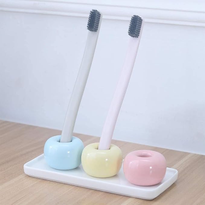 Ceramic Vanity Tray Small Rectangle, Bathtub Tray Bathroom Organizer, Cosmetics Holder for Tissue Candle Towel Plant Jewelry Ring Dish Dresser Perfume Shampoo-White(2 Pcs)(Small)