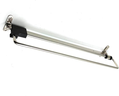 Valet Rod for Closet Pull Out Autuwintor Adjustable Rod for Closet to Hang Clothes with Mounting Screws Cold Rolled Steel Black Silver, Retractable14-Inches,Quantity-2