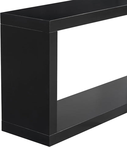 Modern Minimalist Entryway Console Table 59.6-Inch Long Entry Sofa Table with Living Room Entrance Hallway Furniture, Black