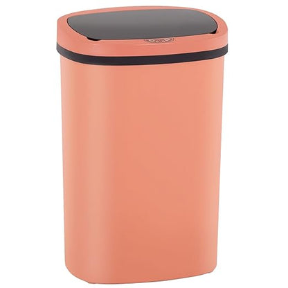 PayLessHere | 13 Gallon Plastic Trash Can | Pink | Automatic Touchless Lid with Motion Sensor | Kitchen Garbage Can with Waterproof Design | for Home, Office, Bathroom | Pack of 1