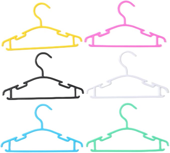 100 Pack White Baby Clothes Hangers,Kids Plastic Hangers for Closet,Toddler,Infant,Child,Newborn's Coat Hangers Ideal for Laundry and Nursery's Everyday Standard Use