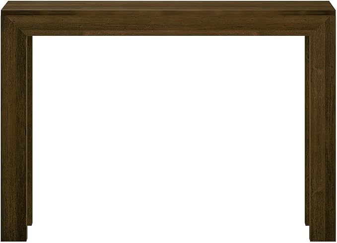 Plank+Beam Modern Solid Wood Console Table, 46 Inch, Sofa Table, Narrow Entryway Table for Hallway, Behind The Couch, Living Room, Foyer, Easy Assembly, Walnut
