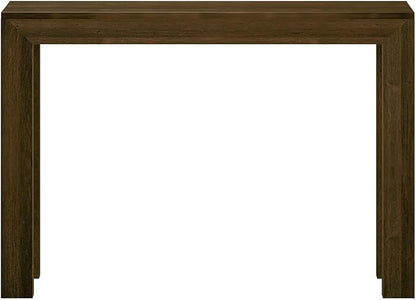 Plank+Beam Modern Solid Wood Console Table, 46 Inch, Sofa Table, Narrow Entryway Table for Hallway, Behind The Couch, Living Room, Foyer, Easy Assembly, Walnut