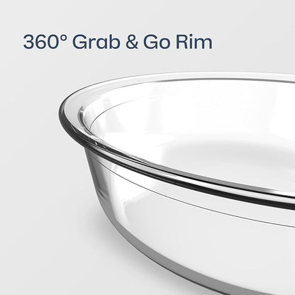 Tupperware Voila Glass Square Food Storage – Airtight Baking Dish, 1.7 qt / 1.6 L