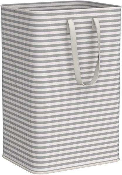Lifewit 2 Pack Laundry Hamper Large Collapsible Laundry Baskets, Freestanding Waterproof Clothes Hamper with Easy Carry Handles in Laundry Room Bedroom Bathroom College Dorm, Grey, 2 x 80L