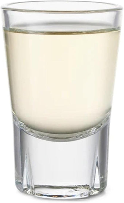 Rosendahl Grand Cru Shot Glass Set of 6 (1.4 oz), Clear, 3" H x 2" D, Lead-Free Glass, Gift-Boxed Nordic Shot Glass Set