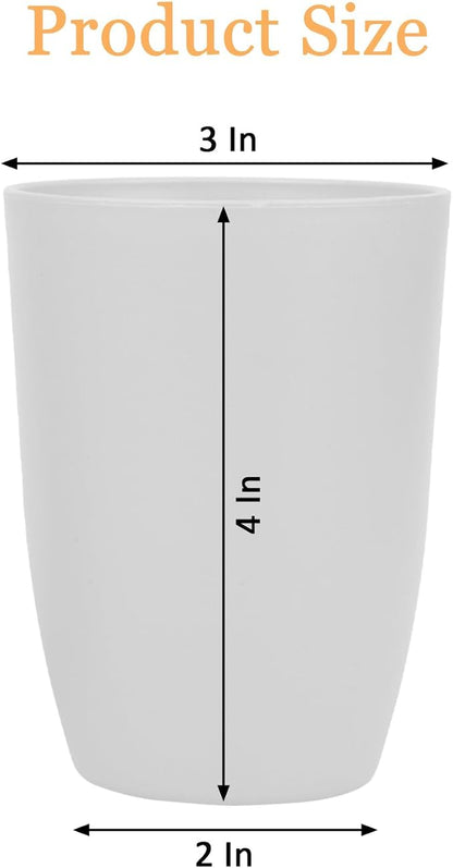 4Pcs Wheat Straw Cups, Unbreakable Drinking Cup, Reusable Cups Dishwasher Safe, 12 oz for Kitchen, Home, Office, and Outdoor Use(Beige)