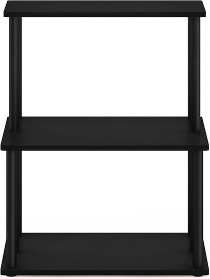 Furinno Turn-N-Tube 3-Tier Toolless Kitchen Storage Shelf, Americano/Black