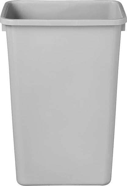 Hardware Resources Gray 50 Quart Plastic Waste Container