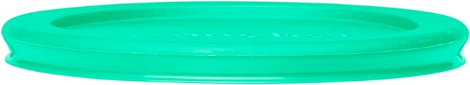 Anchor Hocking 2 Cup Glass Storage Containers with Lids, Set of 4 Glass Food Storage Containers with Mint SnugFit Lids (Pack of 2)