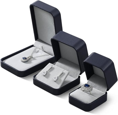 Bracelet Gift Box, Leather Gift Box For Men,Premium Small Gift Boxes,Luxury Bangle Box (Blue)