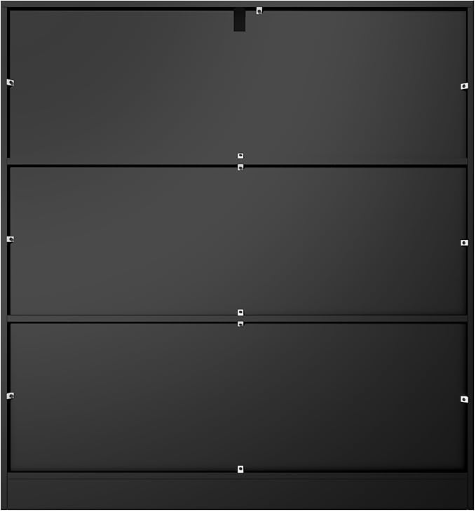 Black Bookshelf, Wooden Bookshelf with Base, Cube Storage Organizer, Bookcase for Living Room,Bedroom,Study and Office(Black, 9-Cube)