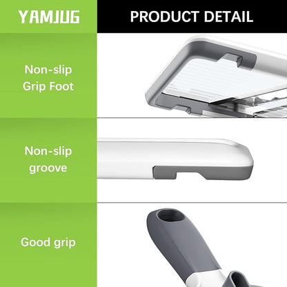 Multi Handheld Mandoline Slicer - Adjustable Stainless Steel Blade, Slicer Vegetable Cutter with Comfort Grip, Safety Features, Easy to Clean, Slicers for Fruits and Vegetables
