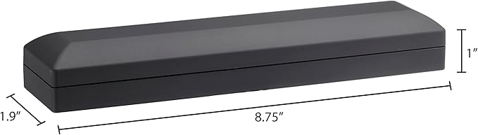 Allure - Luxury Bracelet Box With LED Light, Elegant Diamond Bracelet Case, For Unique Proposal, Engagement Or Wedding, Long Rectanglar Black Velvet Interior Jewelry Display Gift Box. 6 Boxes.