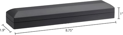 Allure - Luxury Bracelet Box With LED Light, Elegant Diamond Bracelet Case, For Unique Proposal, Engagement Or Wedding, Long Rectanglar Black Velvet Interior Jewelry Display Gift Box. 6 Boxes.