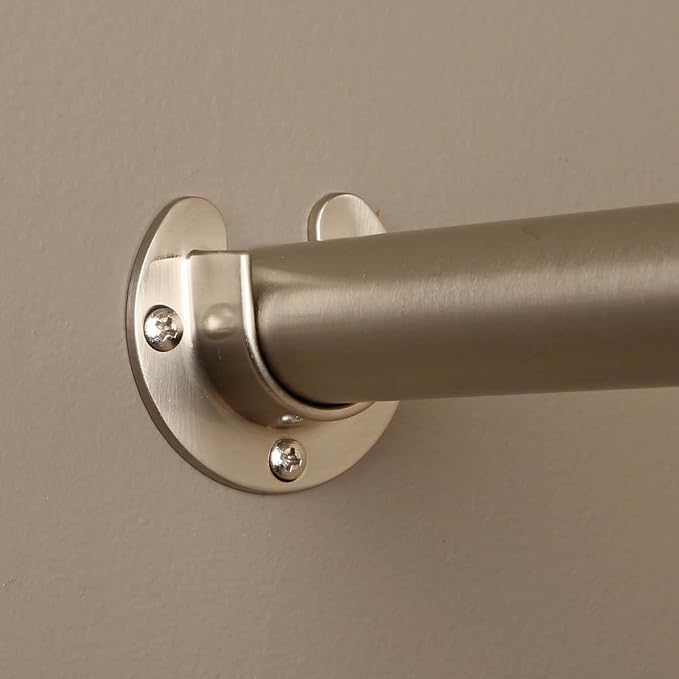Knape & Vogt Closet Pro HD CD-0010-BN Heavy Duty Closet Pole Sockets, Brushed Nickel (Pack of 2)