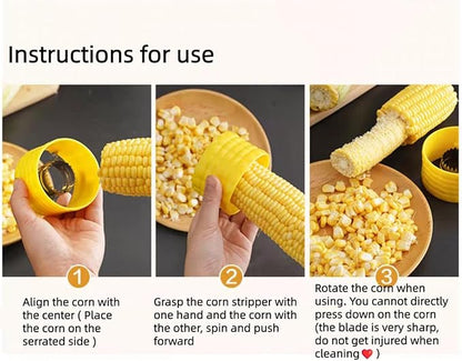 1 pcs Corn Peeler for Corn on the Cob，2026 reinforced handle，Suitable for corn stick，Non-Slip Handle for Smooth One-Hand Use,Quick Rinse Clean, – Use in Kitchen, Outdoor, BBQ, or Make Corn Juice