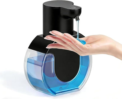 Automatic Soap Dispenser Touchless,Liquid Soap Dispenser USB Rechargeable,15oz/420ml Hand Soap Dispenser,4-Level Adjustable,Wall Mounted/Countertop Soap Dispenser for Bathroom Kitchen Dish Soap