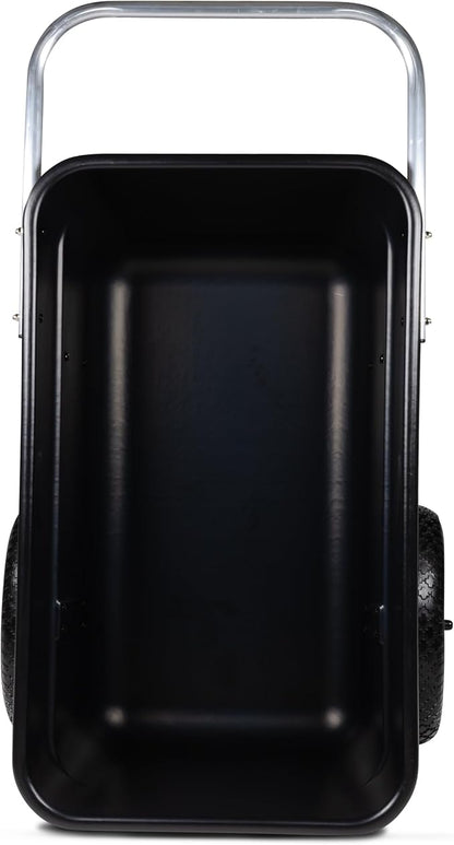 Smart Carts Premium Yard Cart - Strong, Lightweight, and Perfectly Balanced (16" Air Filled Wheels)