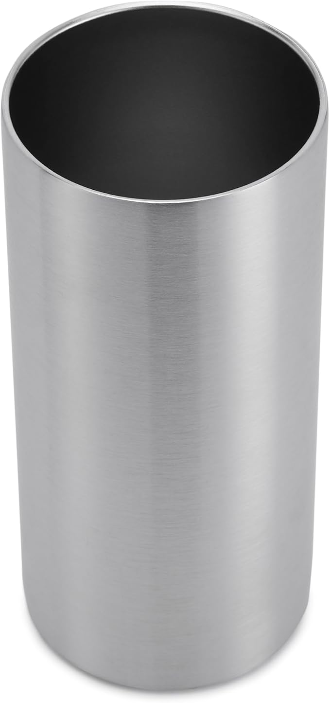 makerflo 20 oz Thick Stainless Steel Tumbler Pack of 25 with Lid & Straw | Craft-Ready for DIY Gifts & Personalization (Sublimation, Epoxy, UV DTF, Vinyl, and Laser Engraving)