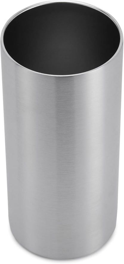 makerflo 20 oz Thick Stainless Steel Tumbler Pack of 25 with Lid & Straw | Craft-Ready for DIY Gifts & Personalization (Sublimation, Epoxy, UV DTF, Vinyl, and Laser Engraving)