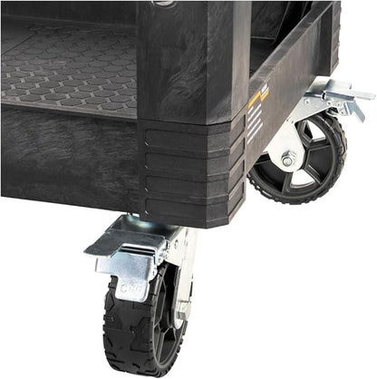 Klein Tools MODbox Utility Cart, 6-Inch Wheels, Rolling Tool Cart, 500-Pound Capacity for Jobsite and Warehouse