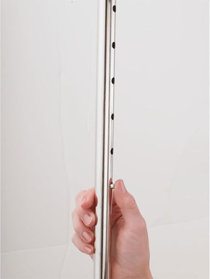 Rev-A-Shelf CPDR-2635 26 to 35 Inch Adjustable Side Mounted Pull Down Closet Rod with Telescoping Handle and Mounting Hardware, Chrome