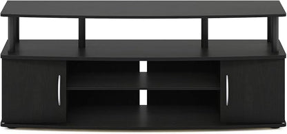 Furinno JAYA Large Entertainment Stand for TV Up to 55 Inch, Blackwood
