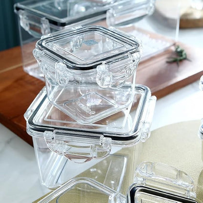 Airtight Food Storage Container With Lid (87.9 oz) - Leak-Proof Large container| BPA-Free | Meal Prep | Microwave, Freezer and Dishwasher Safe | Kitchen Fridge Organizer Boxes | Fresher Food