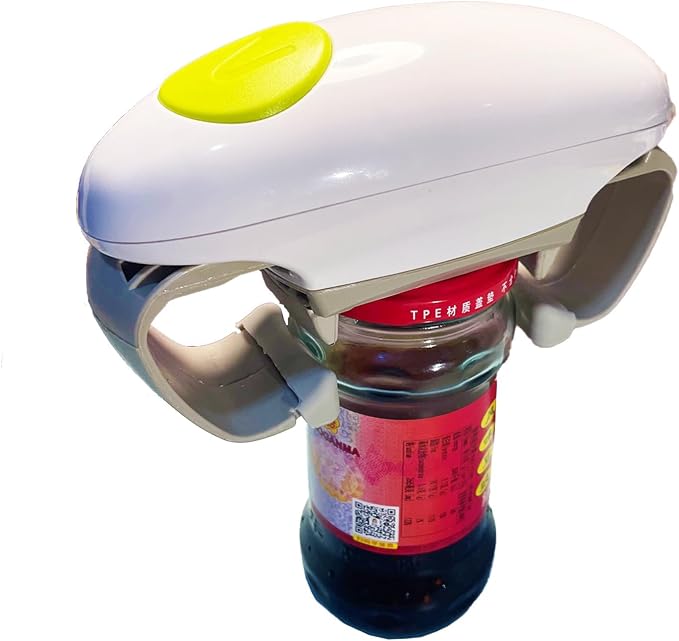Jar Opener for weak hands, Automatic Jar Opener for seniors with arthritis, Electric Jar Openers for Seniors, Fits 1.2" - 3.5" Lid size, Suitable for the elderly/arthritis (AMZ coercive pricing）