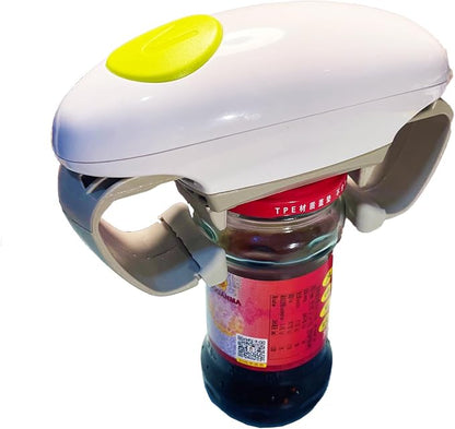 Jar Opener for weak hands, Automatic Jar Opener for seniors with arthritis, Electric Jar Openers for Seniors, Fits 1.2" - 3.5" Lid size, Suitable for the elderly/arthritis (AMZ coercive pricing）