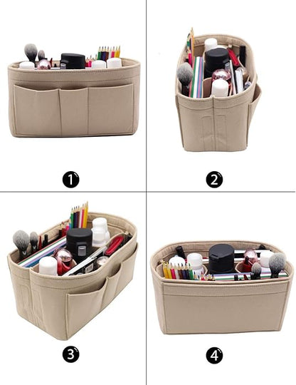 LEXSION Felt Insert Bag Organizer Bag In Bag For Handbag Purse Organizer Fits Speedy Neverful