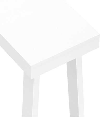 Plank+Beam Solid Wood Console Table, 46 Inch, Sofa Table, Narrow Entryway Table for Hallway, Behind The Couch, Living Room, Foyer, Easy Assembly, White