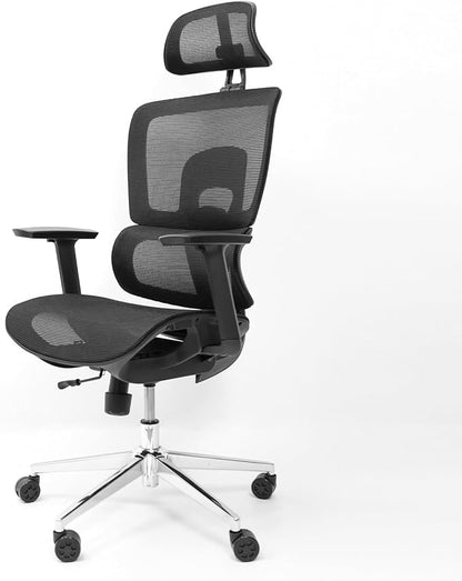 NearHub EC20 Ergonomic Office Chair for Big and Tall 6'5" Tall Max, 400Lbs Computer Desk Heavy-Duty Office Gaming Chair with Adjustable Features, High-Back Design, and Premium Comfort for Office,Home