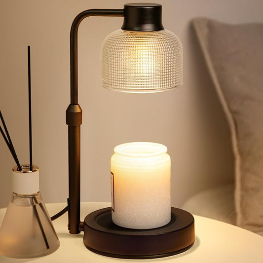 KLL Candle Warmer Lamp with Timer: Birthday Gift for Women, House Warming Gifts New Home, Room Decor - Wax Melt Warmer for Scented Jar Candles
