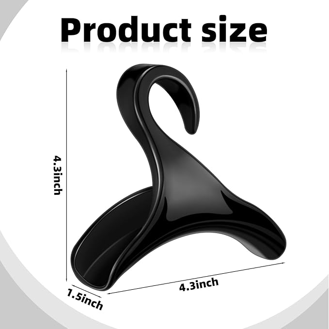 Maitys 36 Pcs Purse Hanger Hook Acrylic Bag Rack Holder for Bag Hanger Handbag Tote Hook Closet Organizer Storage Over The Closet Rod Backpacks Satchels Crossovers Tote (Black)