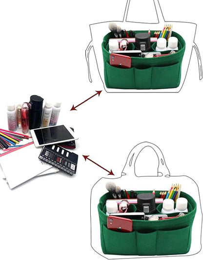LEXSION Felt Insert Bag Organizer Bag In Bag For Handbag Purse Organizer Fits Speedy Neverful
