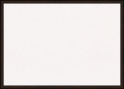 Amanti Art White Cork Board for Wall, 21x29 Vision Board with Brown Wood Frame, Medium Corkboard Office Decor for Home Organization, Rustic Farmhouse Corkboard Pinboard to display items for home