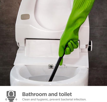 Rubber dishwashing gloves 3 or 6 Pairs for kitchen,Cleaning washing dish gloves long for household reuseable durable.