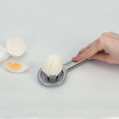 Westmark Wedge Egg Slicer - Heavy-Duty Aluminum Cutter with Stainless Steel Blades for Wedge Slices, Multi-Purpose Wedger for Eggs, Mushrooms, Strawberries & Kiwi, Kitchen Essentials