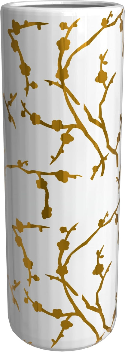Red Lantern 24" Gold Branches Umbrella Stand