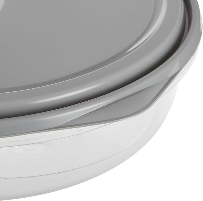 GoodCook EveryWare Extra Large 12 inch Round Container 2 pack, BPA Free