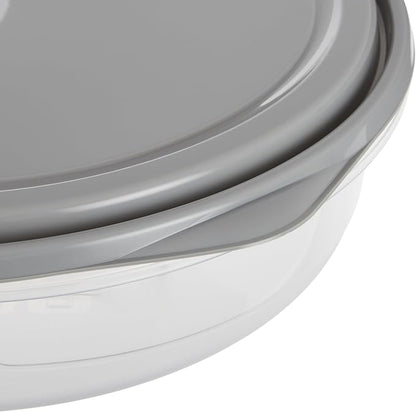 GoodCook EveryWare Extra Large 12 inch Round Container 4 pack, BPA Free