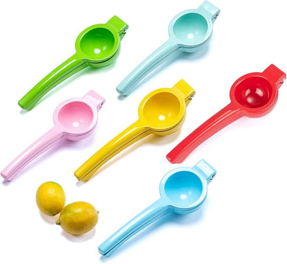 Y-ME Manual Juicer Citrus Lemon Squeezer, Fruit Juicer Lime Press Metal, Professional Hand Juicer Kitchen Tool(Skyblue）