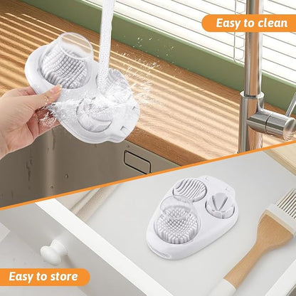 Egg Slicer for Hard Boiled Eggs 3 In 1, 3 Slicing Modes Eggs Dicer, Stainless Steel Egg Cutter, Kitchen Chopper Tool for Egg, Butter, Strawberry, Tomato, Mushroom, and Grape, Dishwasher Safe