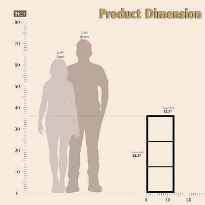 WannabeMyself【2026 Wooden Thick Frame】 3 Cube Storage Organizer with Anti-Tipping Kits, Reversible Open Back Book Shelf,Bookcase for Living Room,Bedroom,Entrance Hall,Office,11.6×36.3×13.1,Oak Color